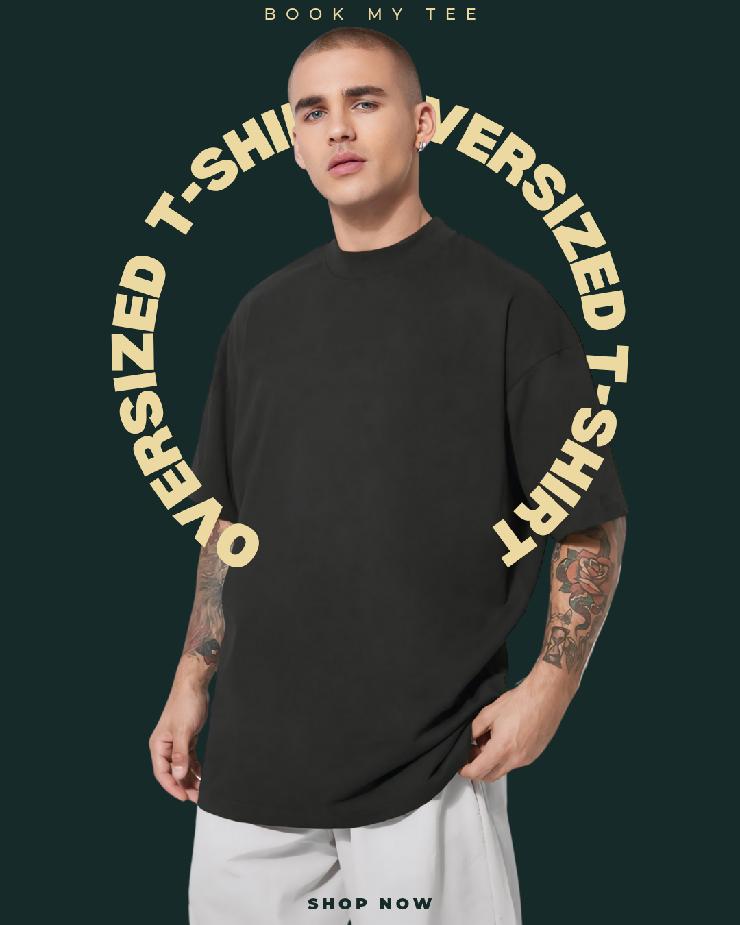 Dark Luxe Oversized Tee